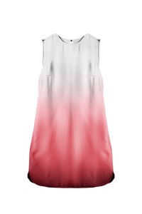 Tunika cieniowana biała "Flex the rythm"