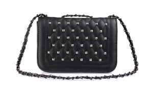 Torebka czarna pikowana "Baby Boy Gold"